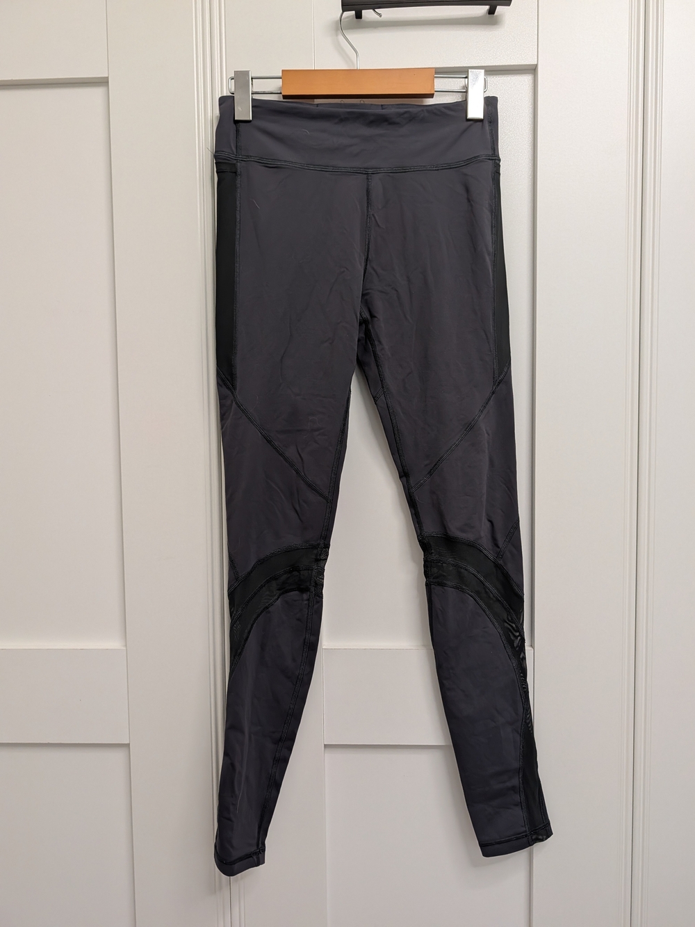 Ivivva Dark Gray High-Waist Performance Leggings Girls Approx Size 12